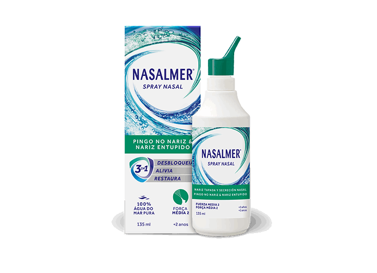 Nasalmer Água do Mar Isotónica Força 2 Média 135ml