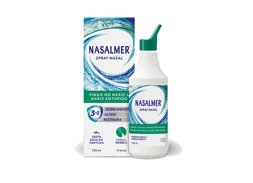 Nasalmer Água do Mar Isotónica Força 2 Média 135ml
