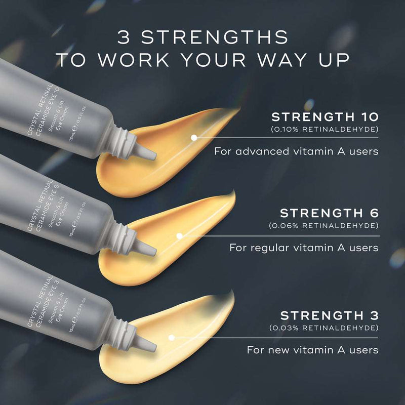 Medik8 Crystal Retinal Ceramide Eye Creme Olhos Vitamina A Smooth & Lift 15ml