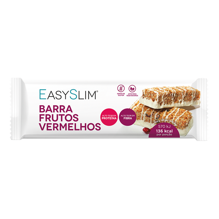 Easyslim Barras Frutos Vermelhos 40gr.