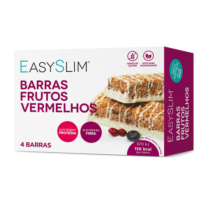 Easyslim Barras Frutos Vermelhos 40gr.