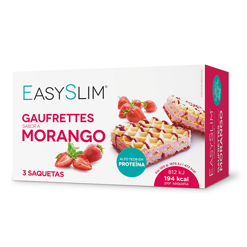 Easyslim Gaufrettes Morango 3x41,1gr.