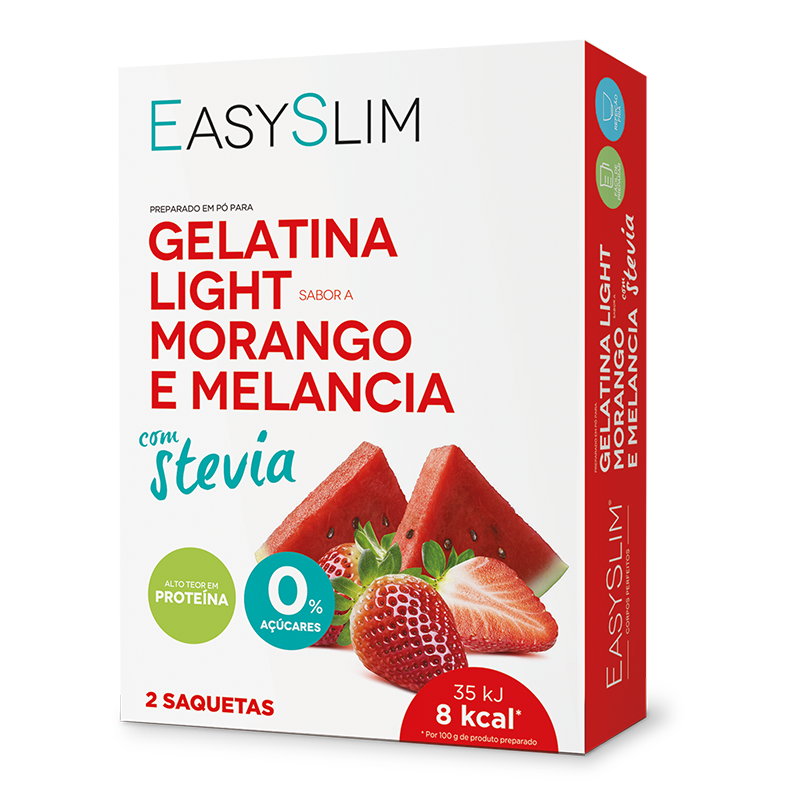 Sobres de stevia Easyslim Light Jelly de fresa y sandía x2