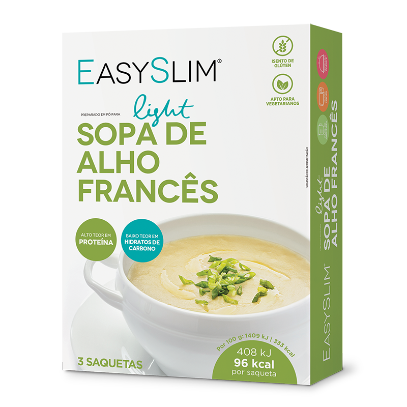 Easyslim Sopa Light Alho Francês Saquetas 3x29gr.