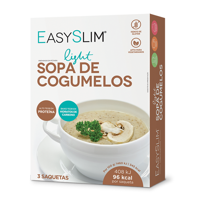 Easyslim Sopa Light Cogumelos Saquetas 3x28gr.