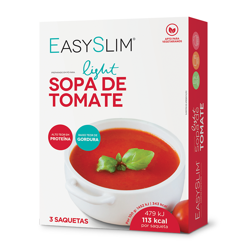 Easyslim Sopa Light Tomate Saquetas 3x33gr.