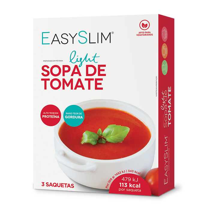 Easyslim Sopa Light Tomate Saquetas 3x33gr.