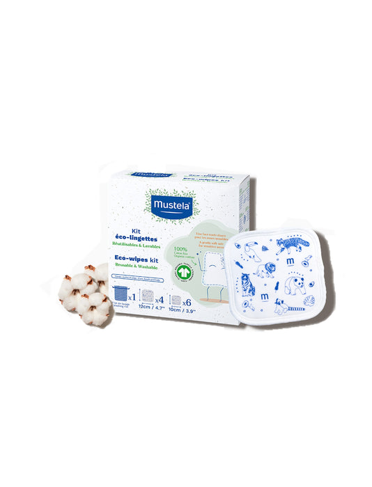 Mustela Toalhetes Eco Reutilizáveis Kit