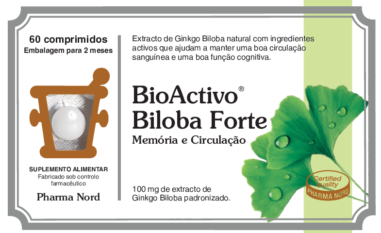 BioActivo Biloba Forte 100mg 60 comp.