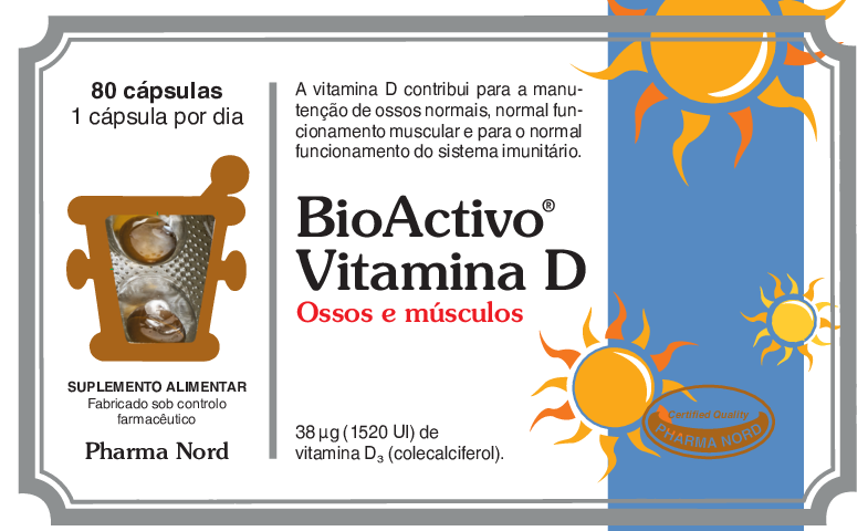 BioActivo Vitamina D 80 cáps.