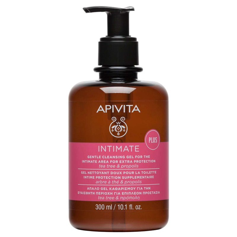 Apivita Gel Limpeza Suave Higiene Íntima Proteção Extra 300ml