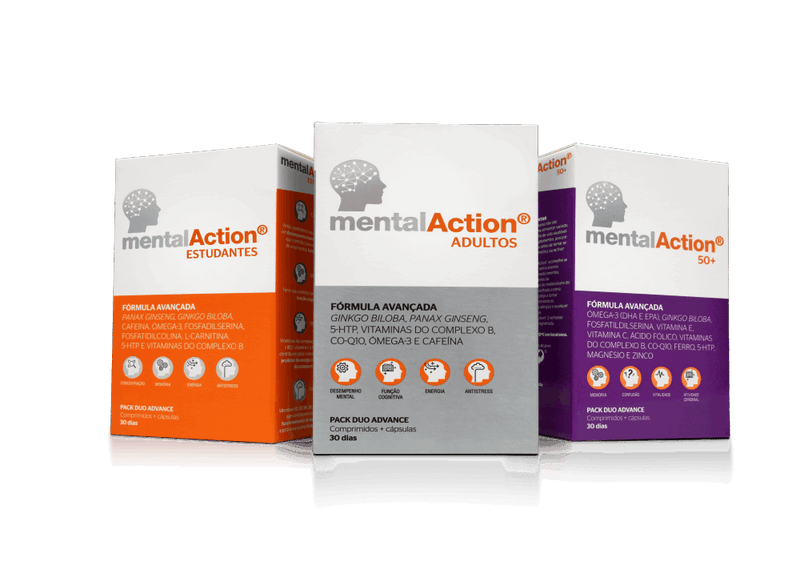 Mentalaction Estudantes 30 comp + 30 cáps