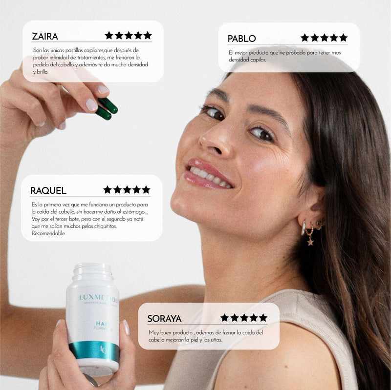 Luxmetique Hair Fórmula Queda Cabelo 60cp.