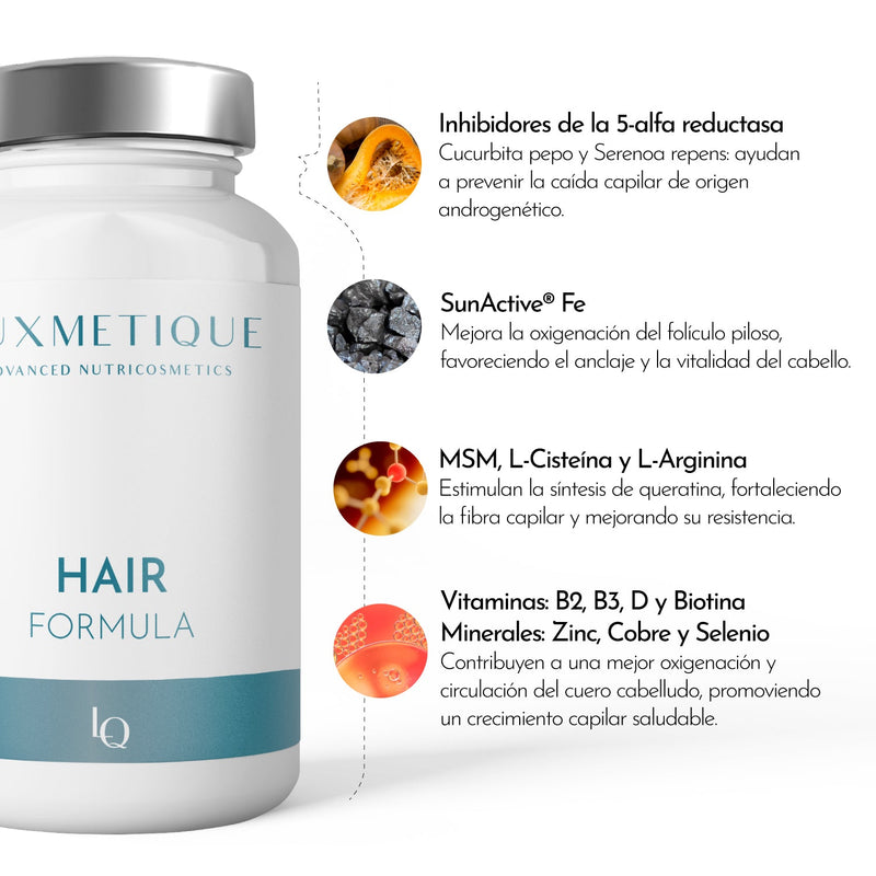 Luxmetique Hair Fórmula Queda Cabelo 60cp.