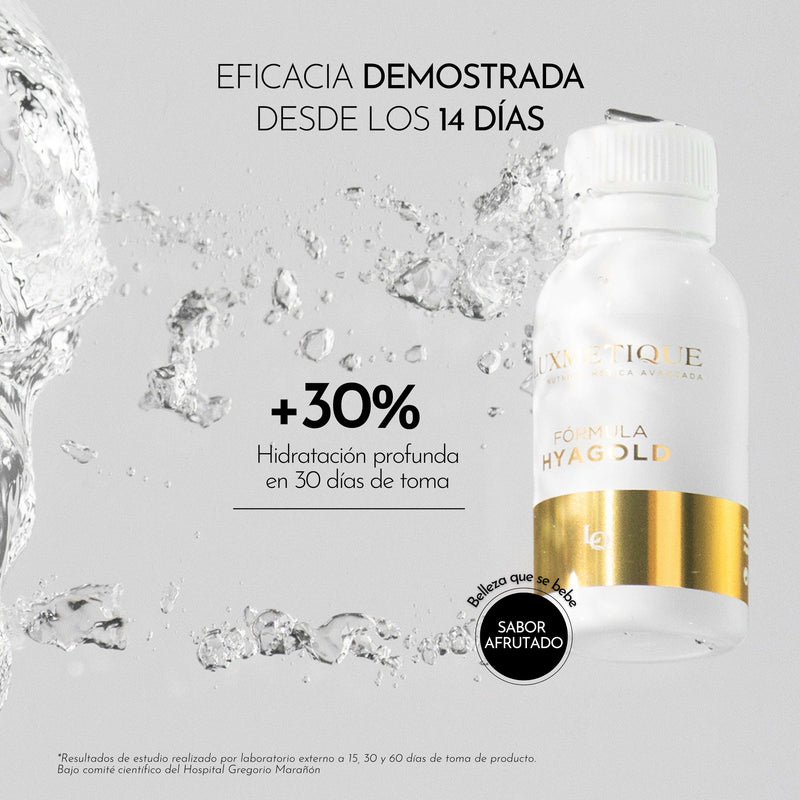 Luxmetique Hyalugold Day Fórmula Ácido Hialurónico Dia Frasco 30ml x15