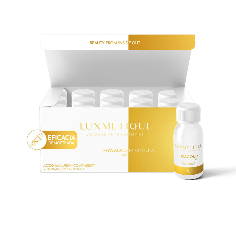 Luxmetique Hyalugold Day Fórmula Ácido Hialurónico Dia Frasco 30ml x15