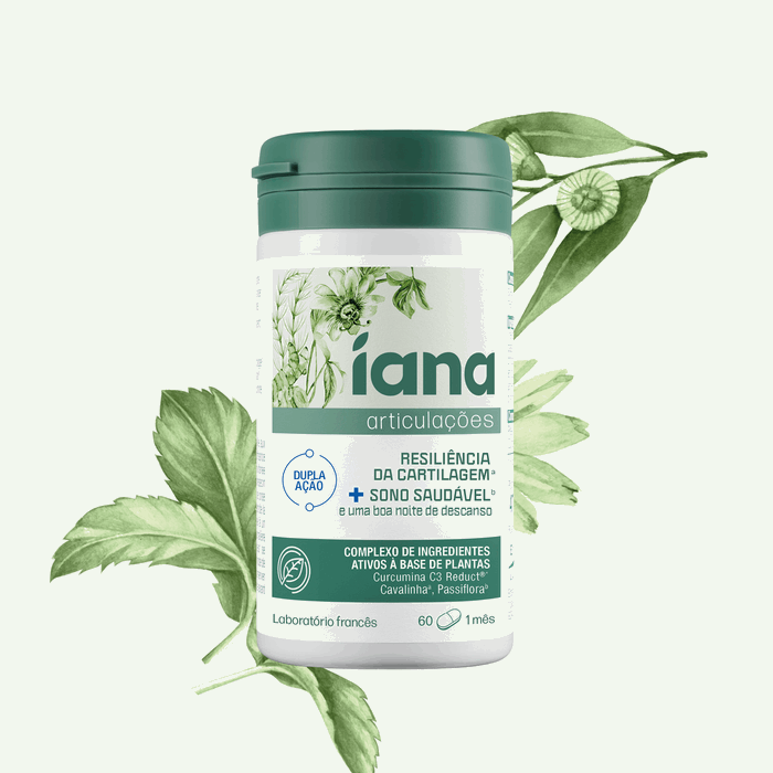 Iana Articulações Suplemento Cartilagem + Sono 60cp.