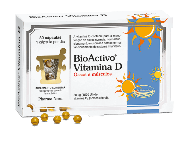 BioActivo Vitamina D 80 cáps.