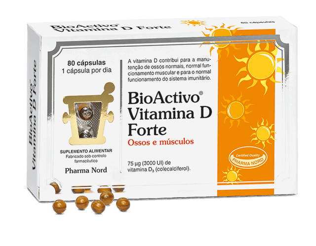BioActivo Vitamina D Forte 80 cáps.