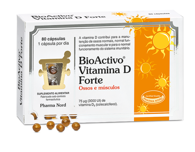 BioActivo Vitamina D Forte 80 cáps.