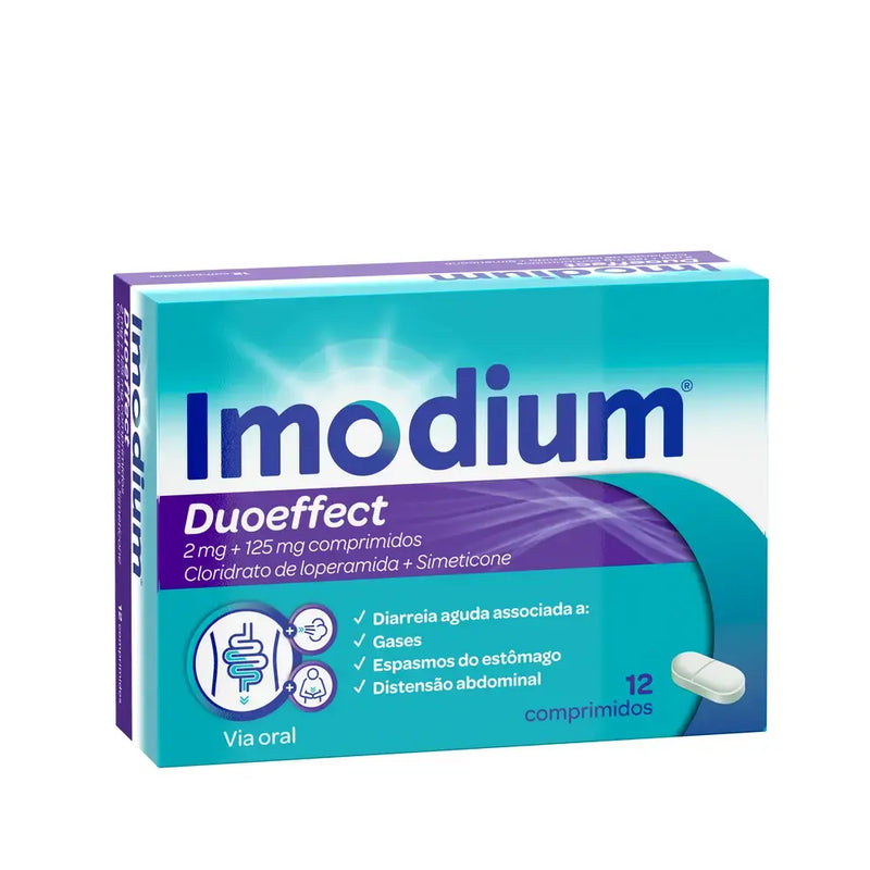 Imodium Duoeffect 2mg + 125mg 12 comp.