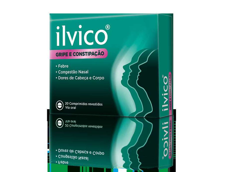 Ilvico 250+3+10+36mg Gripe Constipação 20cp.