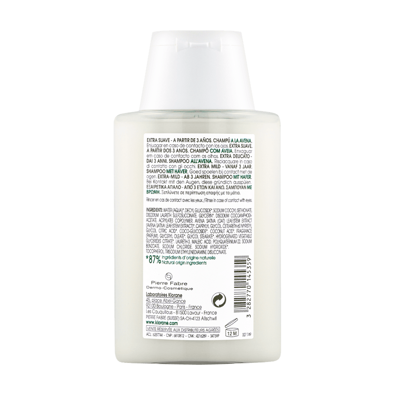 Klorane Organic Oatmeal Shampoo