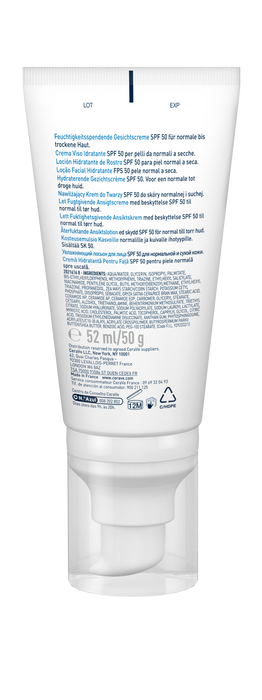 CeraVe Loção Facial Hidratante SPF50+ 52ml