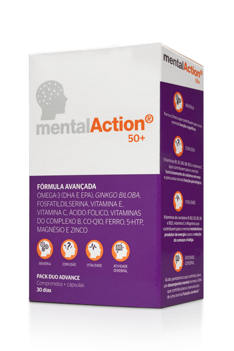 MentalAction 50+ 30 comp + 30 cáps