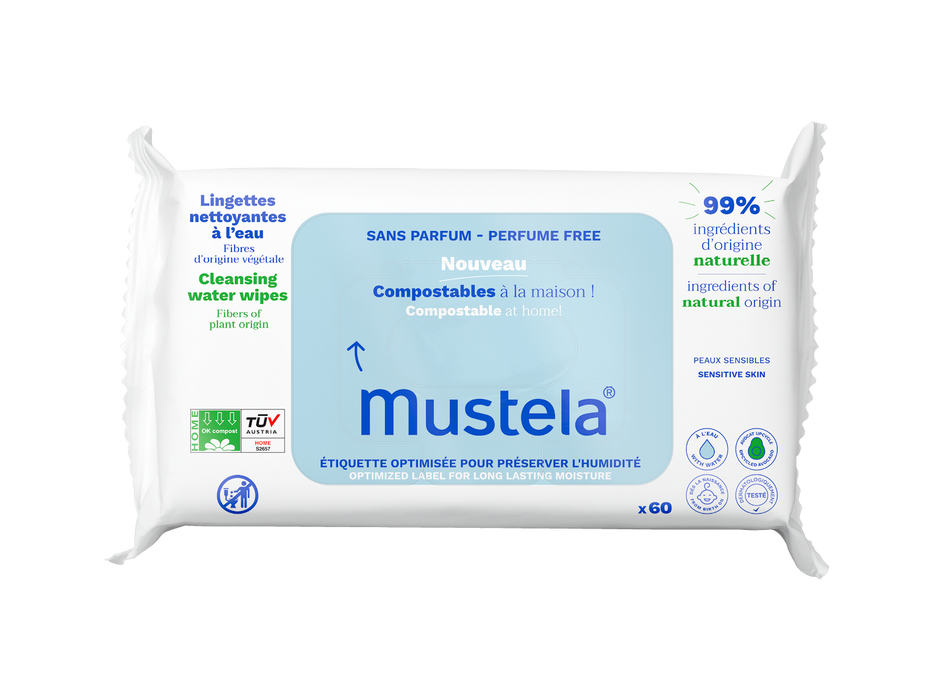 Mustela Toalhetes Limpeza 0% Perfume x60