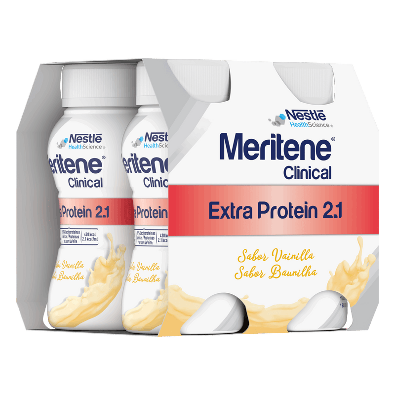 Nestlé Meritene Clinical Extra Protein Hiperproteico Hipercalórico Garrafa 4x200ml