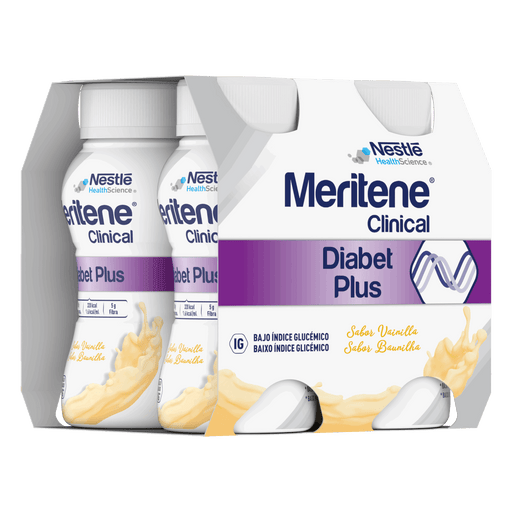 Nestlé Meritene Diabet Plus+ Dieta Hiper Diabéticos Garrafa 4x200ml