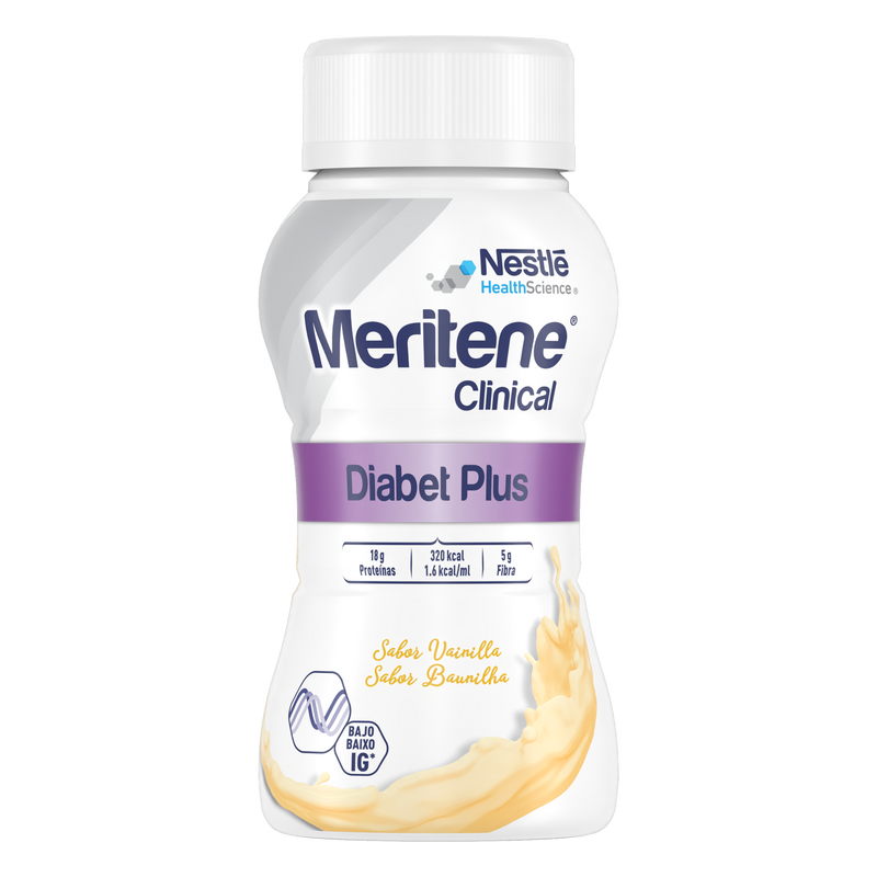 Nestlé Meritene Diabet Plus+ Dieta Hiper Diabéticos Garrafa 4x200ml