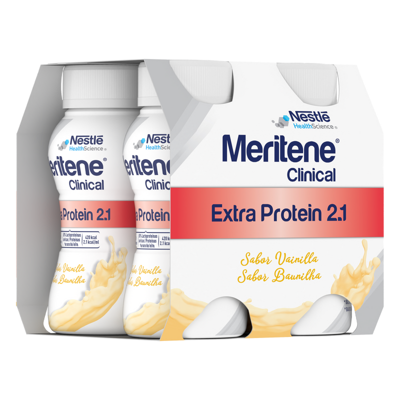Nestlé Meritene Clinical Extra Protein Hiperproteico Hipercalórico Botella 4x200ml