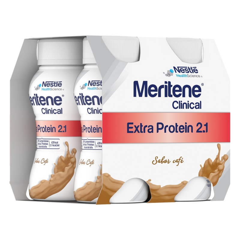 Nestlé Meritene Clinical Extra Protein Hiperproteico Hipercalórico Botella 4x200ml