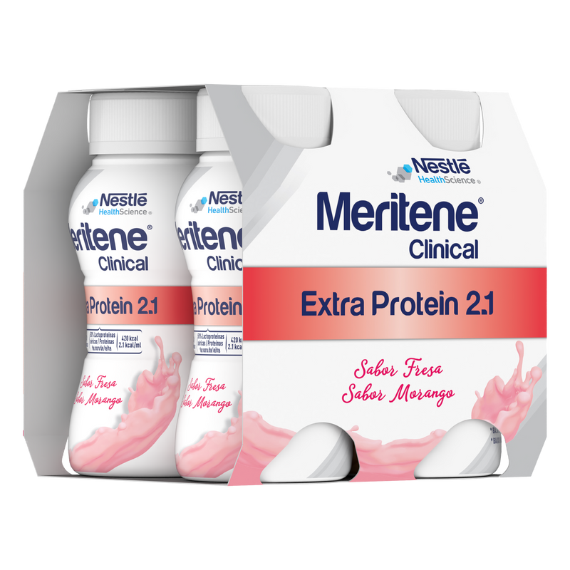 Nestlé Meritene Clinical Extra Protein Hiperproteico Hipercalórico Botella 4x200ml