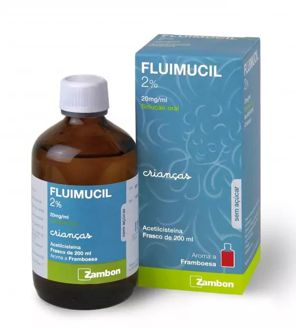Fluimucil 2% Solução Oral Crianças 200 ml