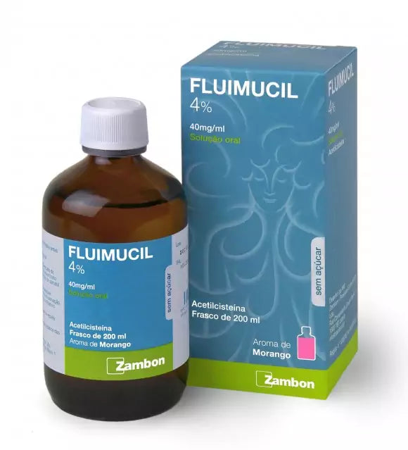 Fluimucil 4% Solução Oral 200 ml