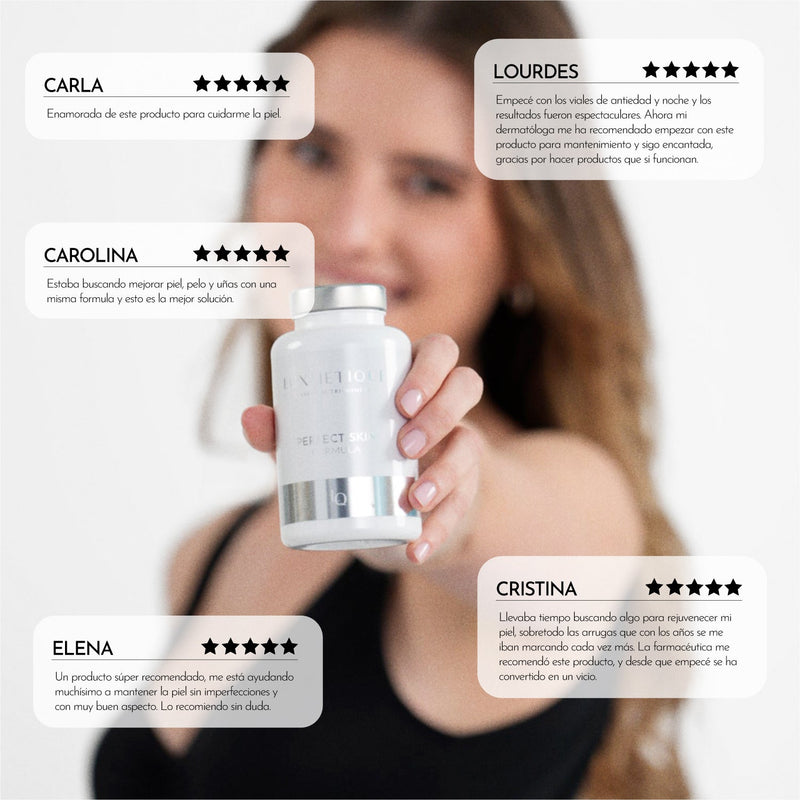 Luxmetique Perfect Skin Fórmula Colagénio Pele Envelhecimento 90cp.