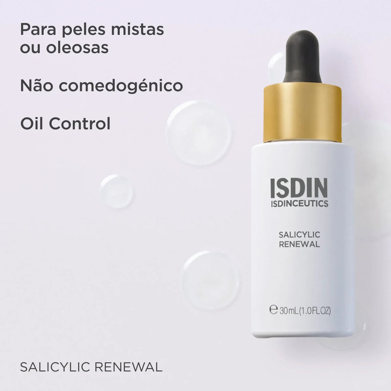 Isdin Isdinceutics Salicylic Renewal Sérum Anti-Imperfeições e Antirrugas 30ml