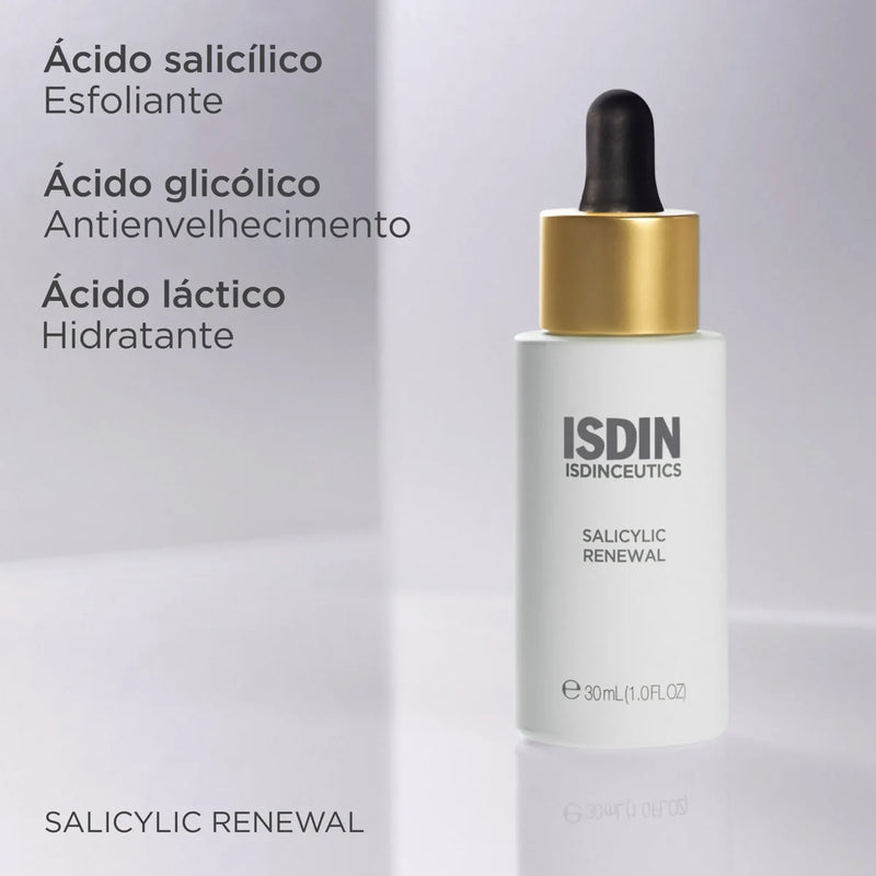 Isdin Isdinceutics Salicylic Renewal Sérum Anti-Imperfeições e Antirrugas 30ml
