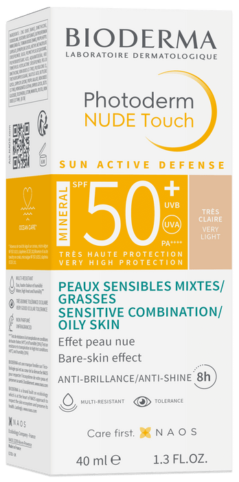 Bioderma Photoderm NUDE Touch com Cor SPF50+ 40 ml