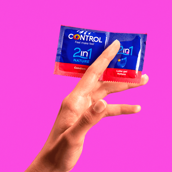 Control 2IN1 Nature Gel + Preservativos 6 un