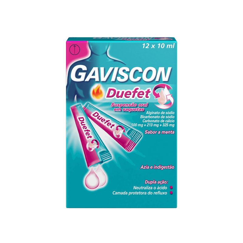 Gaviscon Duefet Saquetas 12x10ml