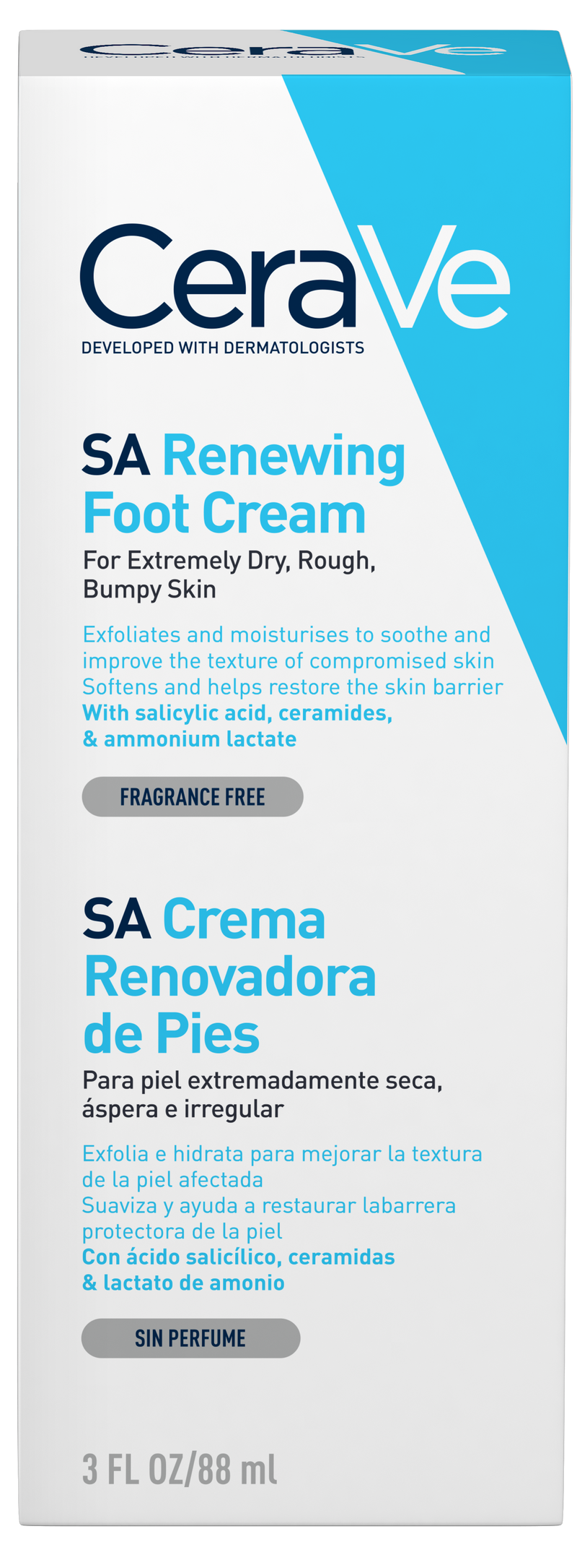 CeraVe SA Creme Renovador Pés 88 ml