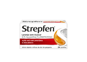 Strepfen Laranja s/açúcar Pastilhas x24