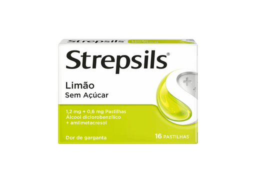 Strepsils Limão sem Açúcar Pastilhas x24