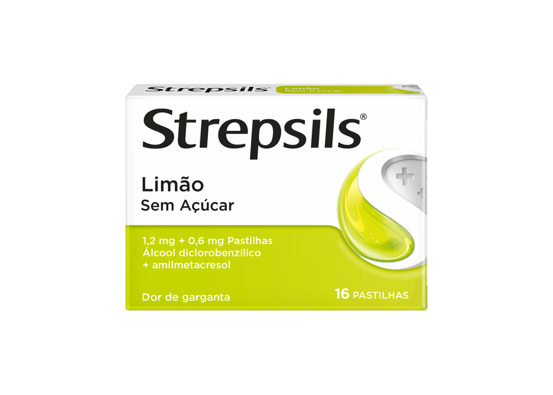 Strepsils Limão sem Açúcar Pastilhas x24