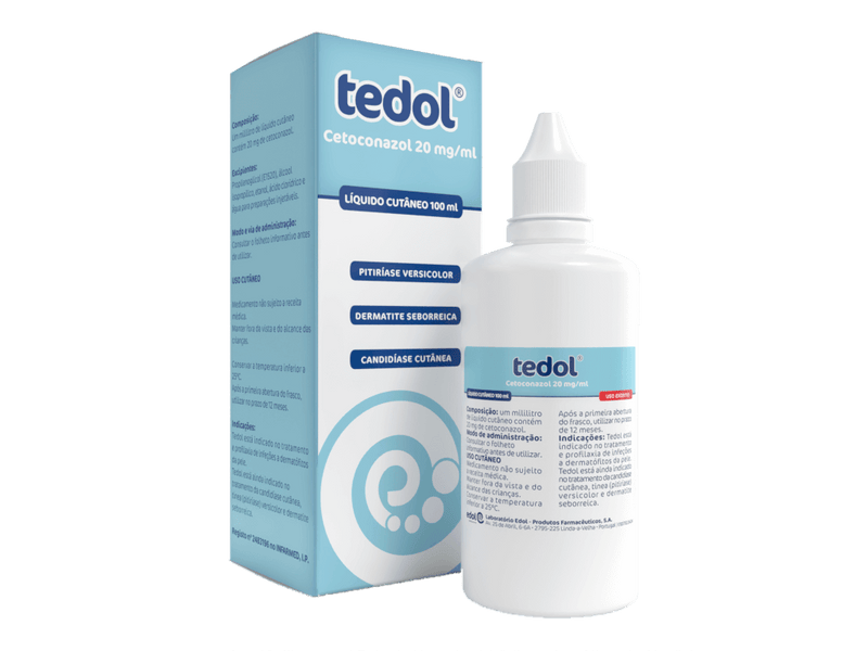 Tedol 20 mg/ml Ketoconazol Líquido Cutáneo 100 ml