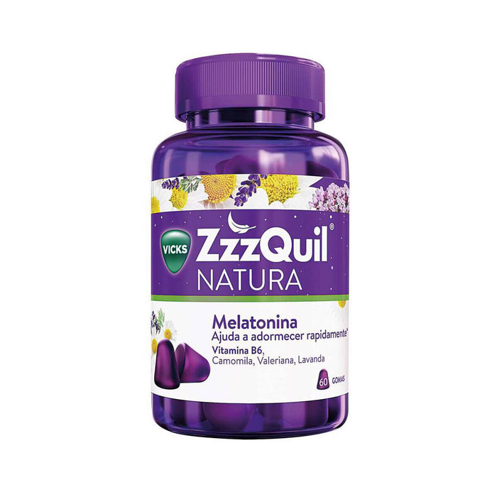 Zzzquil Natura Melatonina Frutos do Bosque Gomas